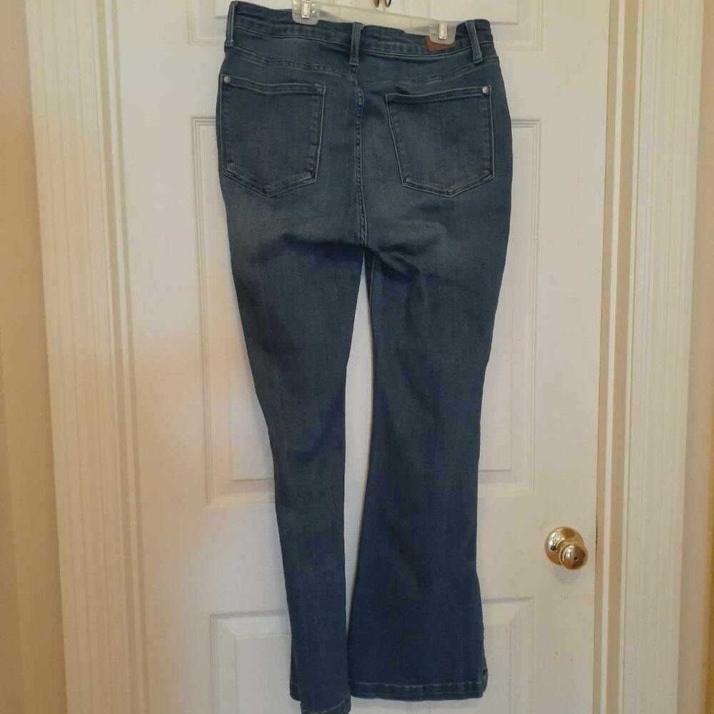JUDY BLUE Hi Rise Tummy Control Slim Boot Cut Jeans w/ Side Slit - Picture 10 of 10